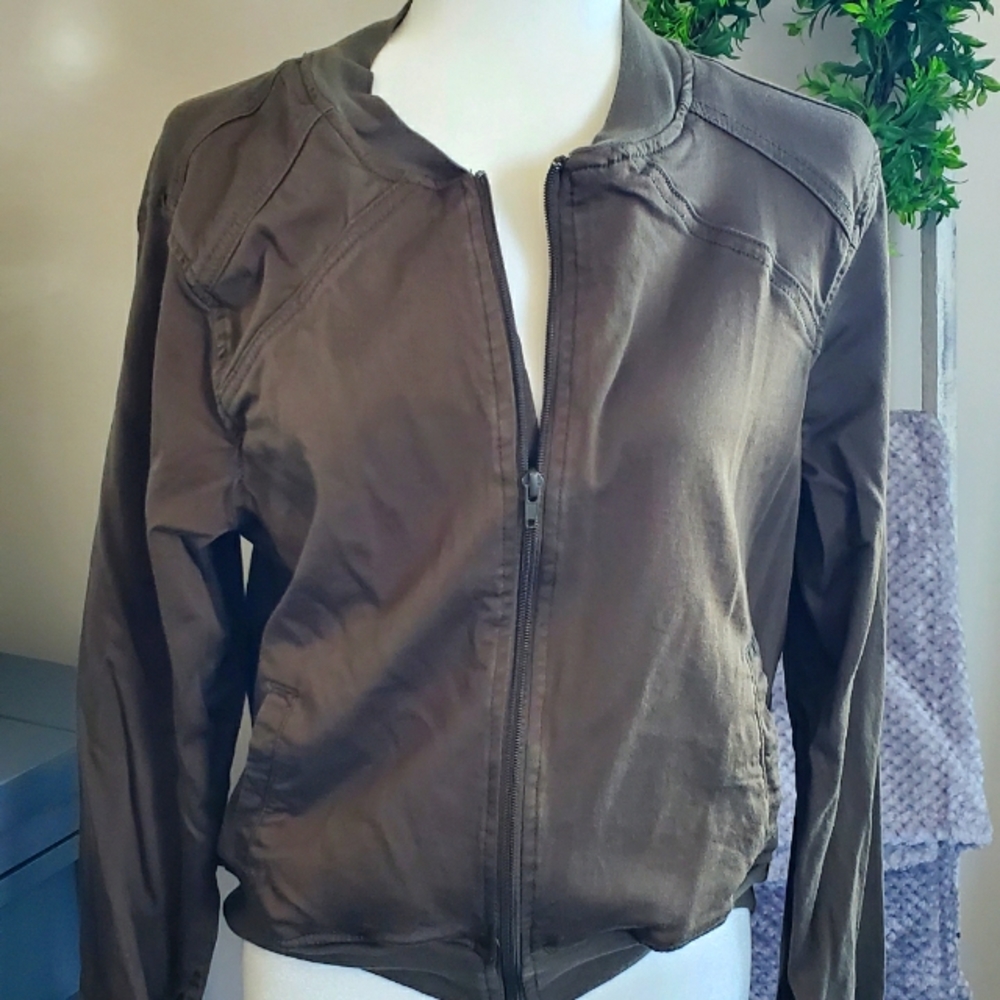 ARMY Green Zip up Jacket